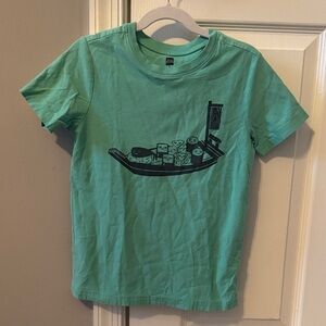 Tea Collection Mint Green Sushi Boat Graphic Tee